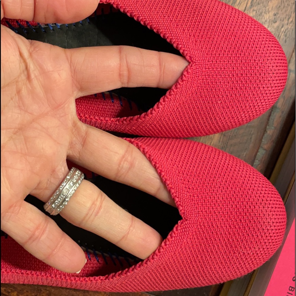 SOLD. Authentic Rothy’s- Hot Pink Flats